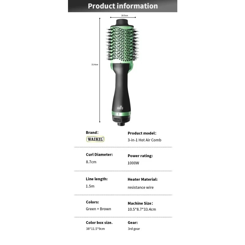 Straightening Brush Electric Comb
