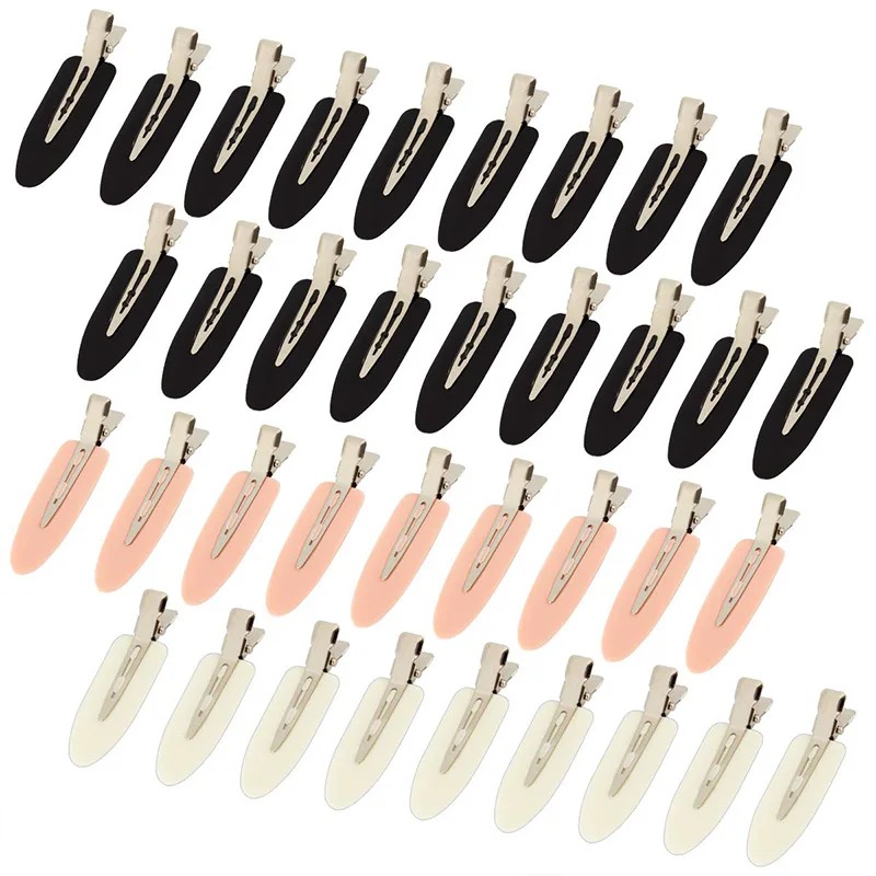 10pcs/set No Crease Basic Hair Clips For Women 