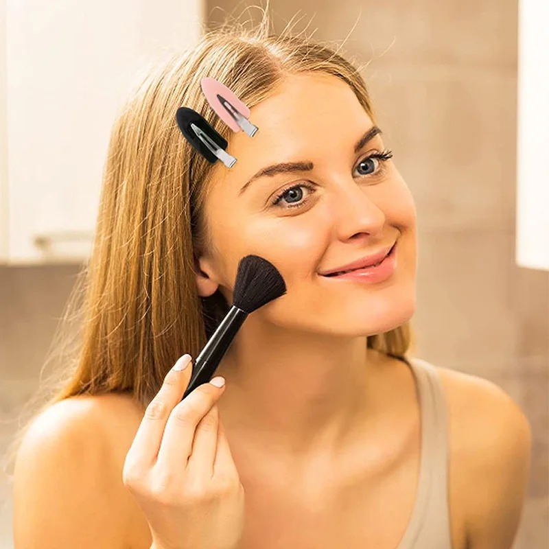 10pcs/set No Crease Basic Hair Clips For Women 