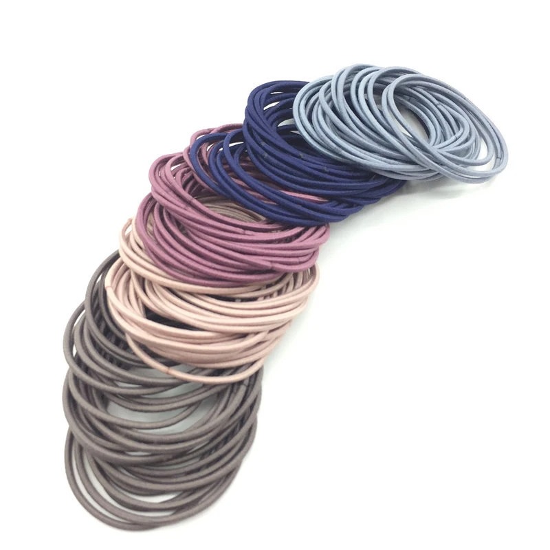 100PCS Rubber Bands Basic Nylon