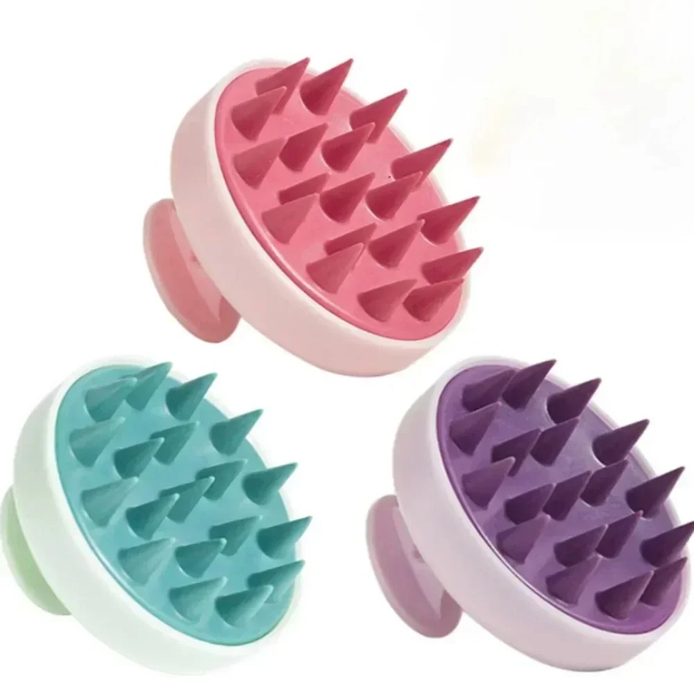 1pc Silicone Shampoo Brush Head Scalp Massage