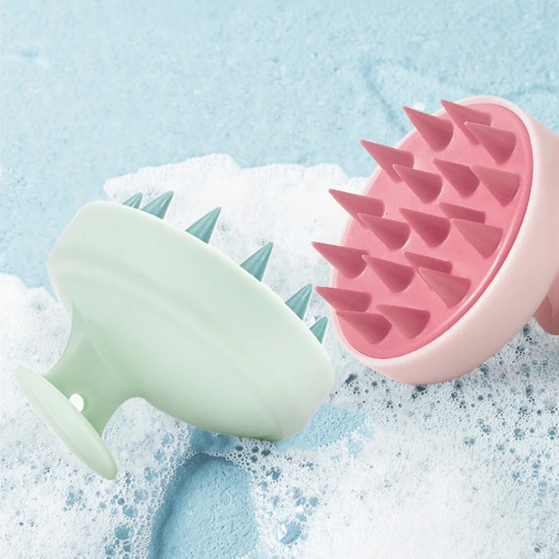 1pc Silicone Shampoo Brush Head Scalp Massage