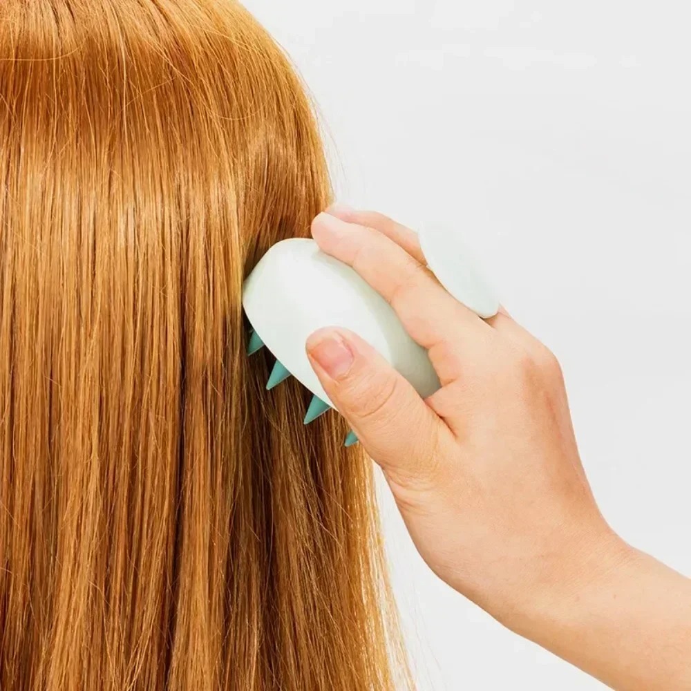 1pc Silicone Shampoo Brush Head Scalp Massage