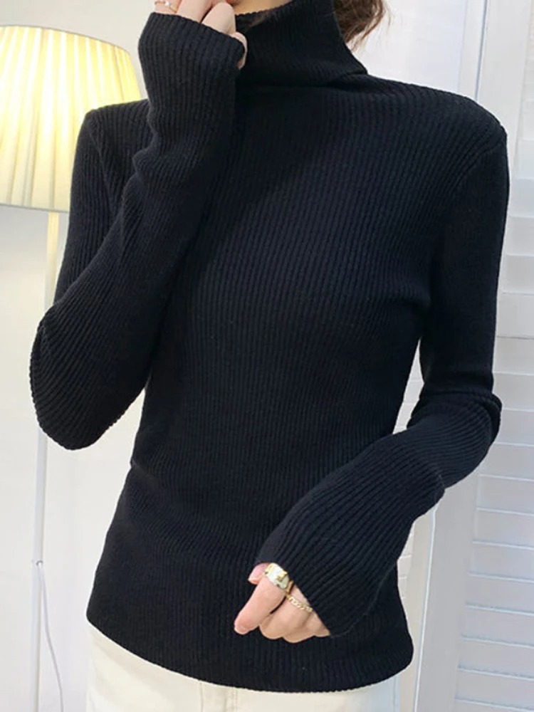 Women Fall Turtleneck Sweater For Women 2024 Autumn Winter