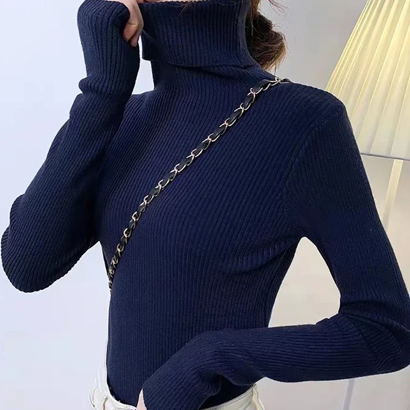 Women Fall Turtleneck Sweater For Women 2024 Autumn Winter