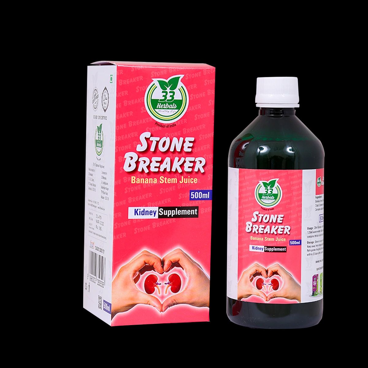33H Banana Stem Juice 500ml ( VALAITHANDU	)