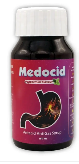 MEDOCID SYP 150ML - EFFECTIVE ANTACID AND DIGESTIVE SYRUP