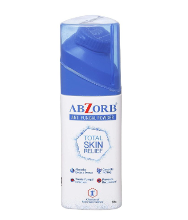 ABZORB DUSTING POWDER 120GM – EFFECTIVE PROTECTION AGAINST SWEAT AND FUNGAL INFECTIONS