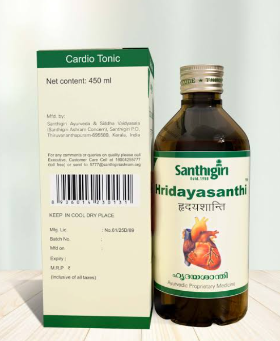 HRIDAYASANTHI CARDIOTONIC TONIC 450 ML