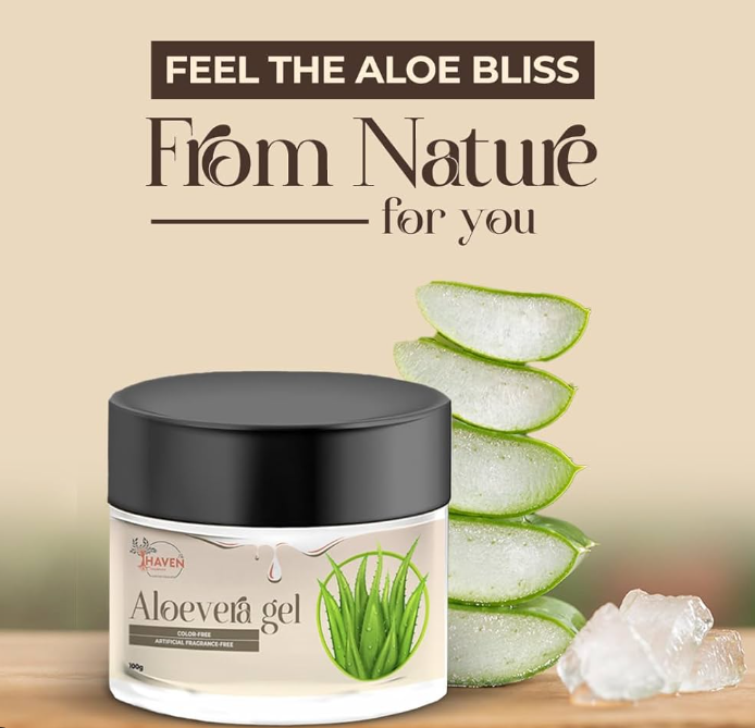 AYU VIN. ALOE GEL 50GM – SOOTHING HERBAL GEL FOR SKIN NOURISHMENT & HYDRATION