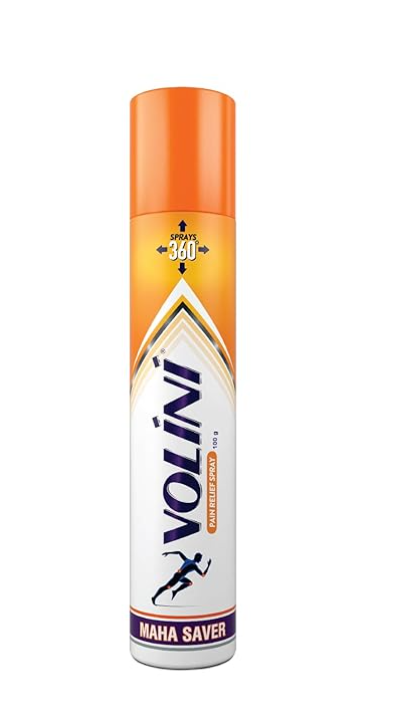 VOLINI PAIN RELIEF SPRAY 100GM – INSTANT RELIEF FROM MUSCLE AND JOINT PAIN