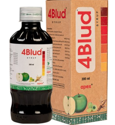 4BLUD SYRUP 200ML – ADVANCED BLOOD PURIFIER & HEMATINIC FORMULA