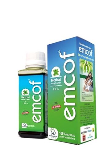 EMCOF COUGH SYRUP 100ML – HERBAL RELIEF FOR COUGH AND THROAT IRRITATION