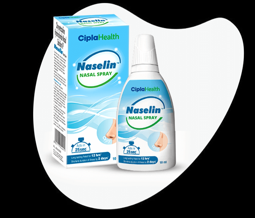 NASELIN NASAL SPRAY 10ML – FAST RELIEF FROM NASAL CONGESTION