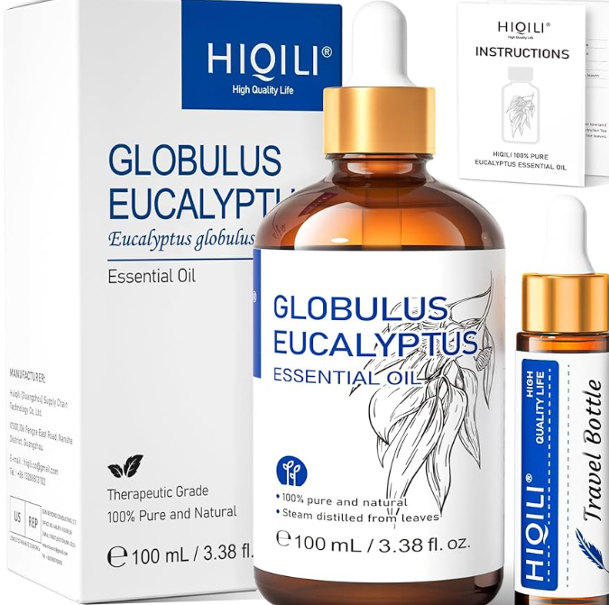EUCALYPTUS OIL 100ML – PURE AND NATURAL ESSENTIAL OIL FOR HEALTH AND WELLNESS