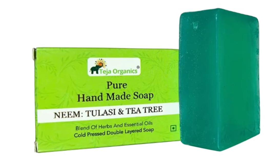 TEJAS BATH SOAP NEEM & CHAM SKM – NATURAL HERBAL SOAP FOR CLEAR AND HEALTHY SKIN