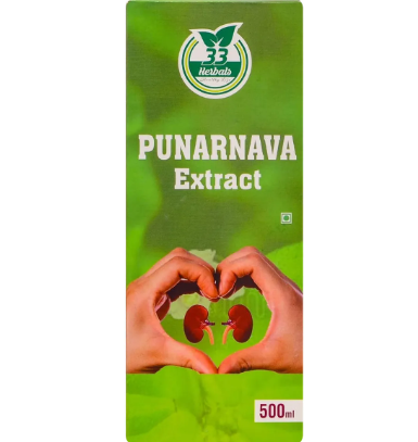 33H PUNARNAVA JUICE 500ML – NATURAL AYURVEDIC DETOX AND WELLNESS JUICE