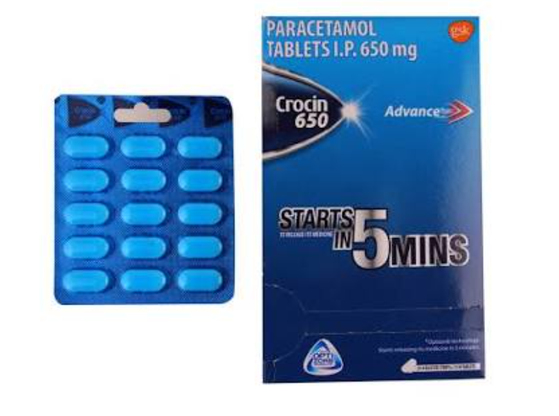 CROCIN 650 PAIN RELIEF TABLETS 15S