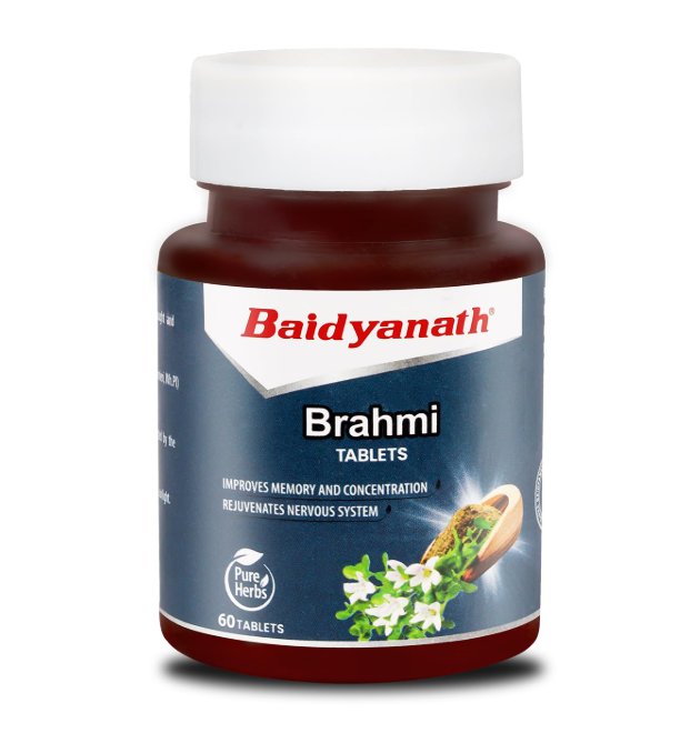 BRAHMI TAB 60S[H] – HERBAL SUPPLEMENT FOR BRAIN HEALTH AND MEMORY