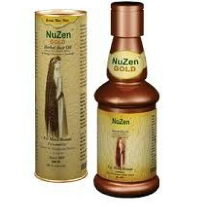 NUZEN GOLD HAIR OIL 100ML – NOURISHING HERBAL HAIR CARE FORMULA