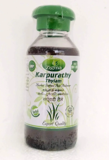 KARPURATHY THYLAM 100ML [Z] – POWERFUL AYURVEDIC OIL FOR PAIN RELIEF AND MUSCLE WELLNESS