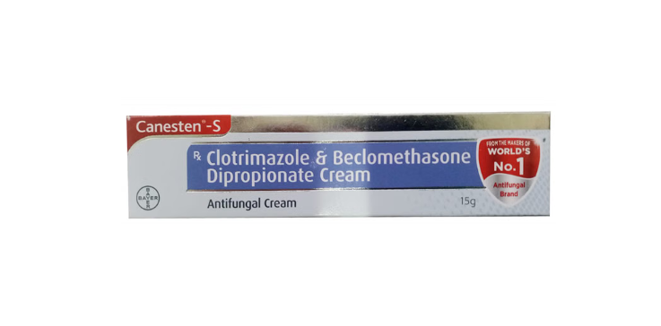 CANESTAN S CREAM 15GM – ANTIFUNGAL AND STEROID CREAM FOR SKIN INFECTIONS