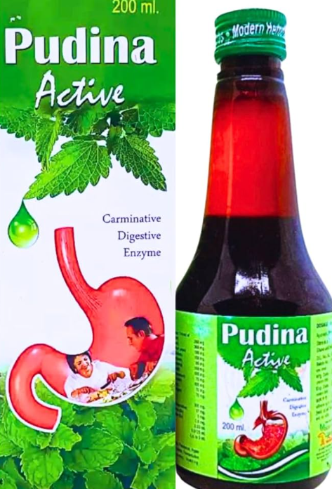 ACTIVE ANTACID PUDINA 200ML [D] – EFFECTIVE DIGESTIVE AID WITH PUDINA FLAVOR