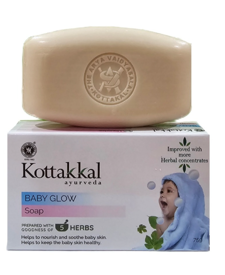 KOTT AYURBABY GLOW SOAP 75G (3+1 PACK) – GENTLE HERBAL CARE FOR BABY'S DELICATE SKIN