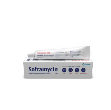 SOFRAMYCIN SKIN CREAM 30GM – EFFECTIVE ANTIBACTERIAL TREATMENT FOR SKIN INFECTIONS