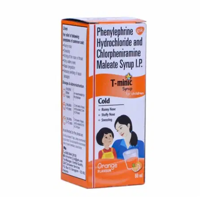 T-MINIC SYP 100ML FOR COLD, COUGH, AND NASAL CONGESTION RELIEF