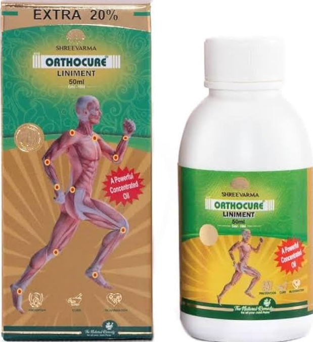 ORTHOCURE LINIMENT 50ML – POWERFUL PAIN RELIEF AND MUSCLE RECOVERY SOLUTION