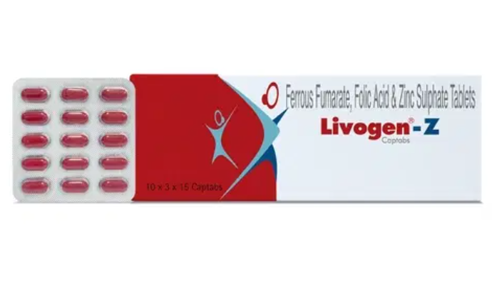 LIVOGEN-Z CAPTAB 15S – ADVANCED IRON AND ZINC SUPPLEMENT