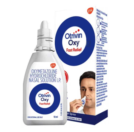 OTRIVIN OXY AD NASAL SPRAY 10ML – RAPID NASAL DECONGESTANT FOR RELIEF FROM BLOCKED NOSE