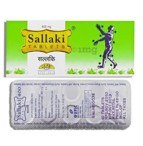 SALLAKI TAB 400MG – NATURAL PAIN RELIEVER AND ANTI-INFLAMMATORY TABLET