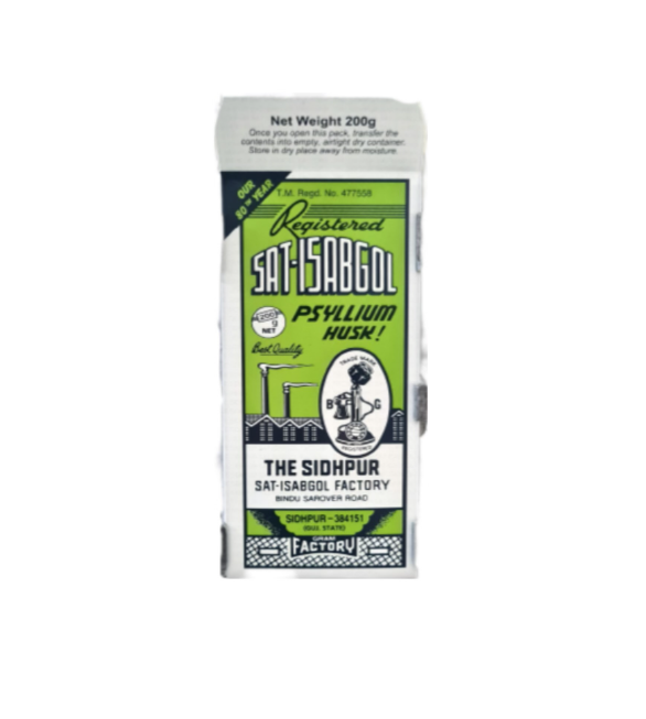 SAT-ISABGOL PSYLLIUM HUSK POWDER 200GM PACK