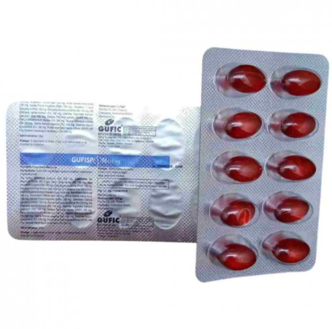 GUFISPON SOFT CAPSULES 625MG 10S PACK