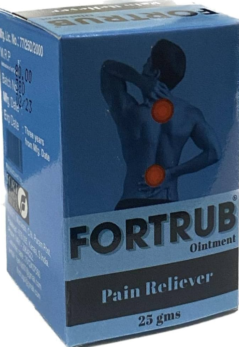 FORT RUB BALM 12GM – FAST-ACTING PAIN RELIEF BALM