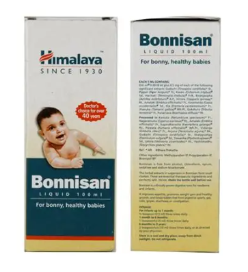 BONNISAN LIQUID 100ML – HERBAL DIGESTIVE TONIC FOR INFANTS & CHILDREN