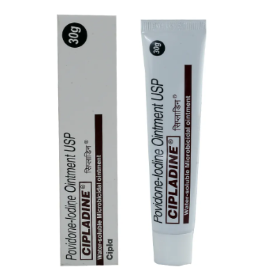 CIPLADINE OINT 30GM – ANTIBACTERIAL AND HEALING SKIN OINTMENT