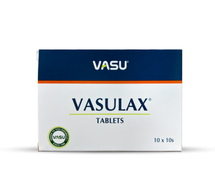 VASULAX TABLETS 10S – NATURAL RELIEF FROM CONSTIPATION