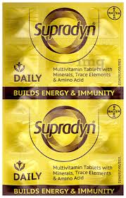 SUPRADYN DAILY MULTIVITAMIN TABLETS 15S