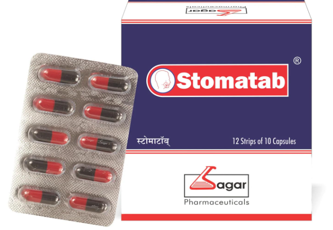 STOMATAB CAP 10S - EFFECTIVE DIGESTIVE HEALTH CAPSULES FOR RELIEVING STOMACH DISCOMFORT