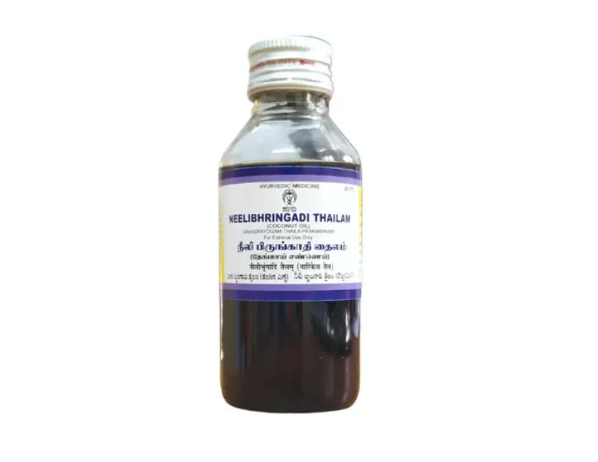 N.B.T 100ML (R NEELIBRINGADI THAILAM) – AYURVEDIC HAIR OIL FOR STRONGER, HEALTHIER HAIR