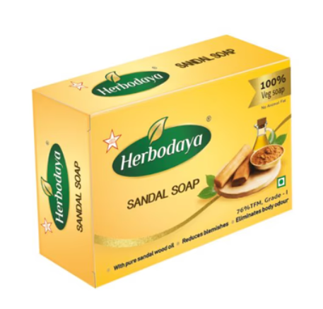 HER. SANDAL SOAP 75GM – NATURAL SKIN CARE AND FRAGRANCE SOAP
