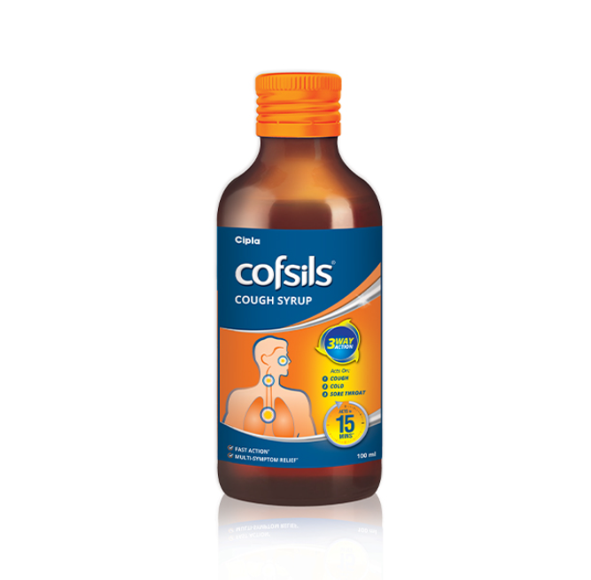 COFSILS COUGH SYP 100ML – FAST-ACTING RELIEF FOR COUGH AND THROAT IRRITATION