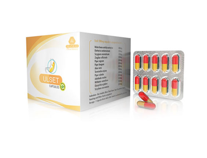 ULSET CAP 10S – RELIEF FROM ACIDITY, INDIGESTION, AND HEARTBURN