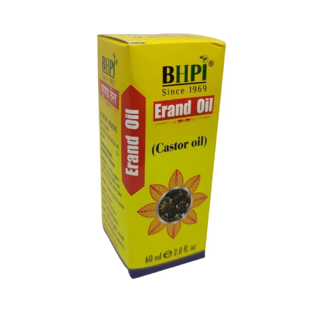 ERAND OIL 60ML – NATURAL CASTOR OIL FOR CONSTIPATION AND HAIR NOURISHMENT
