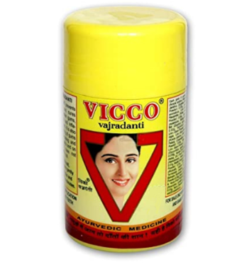 VICCO VAJRADANTI AYURVEDIC POWDER 50GM – POWERFUL HERBAL DENTAL CARE