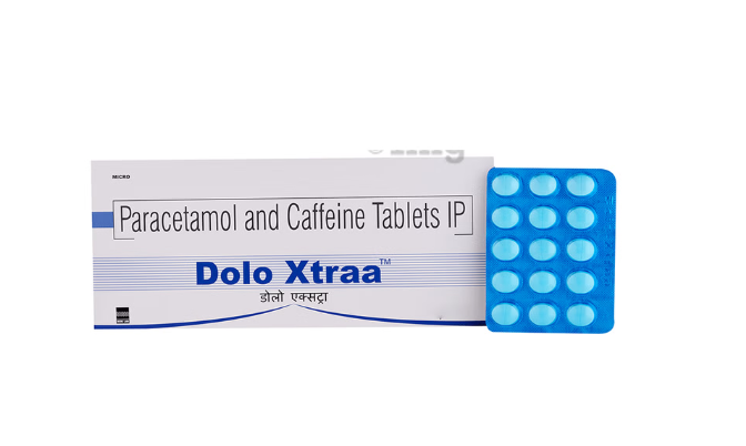 DOLO XTRAA TAB 15S – POWERFUL PAIN RELIEVER AND FEVER REDUCER TABLETS