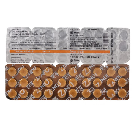 TRIPHALA TAB 30’S – ANCIENT DIGESTIVE & DETOX TABLETS